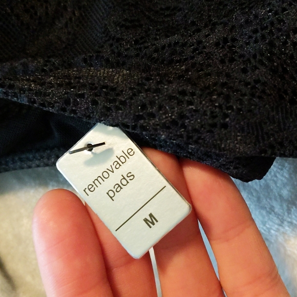 NWT cute black lace sleep set, medium - Picture 6 of 8